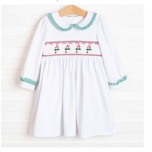 Stitch Fish Christmas dress! Size 6M.